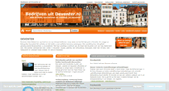 Desktop Screenshot of bedrijvenuitdeventer.nl